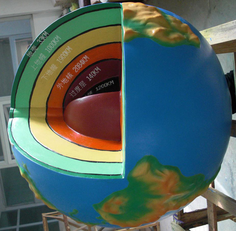 洛带地球内部模型