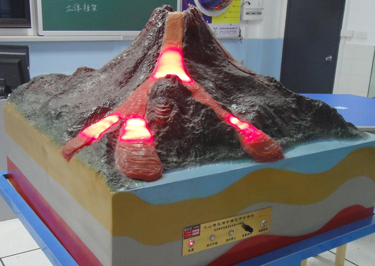 开县火山喷发模拟